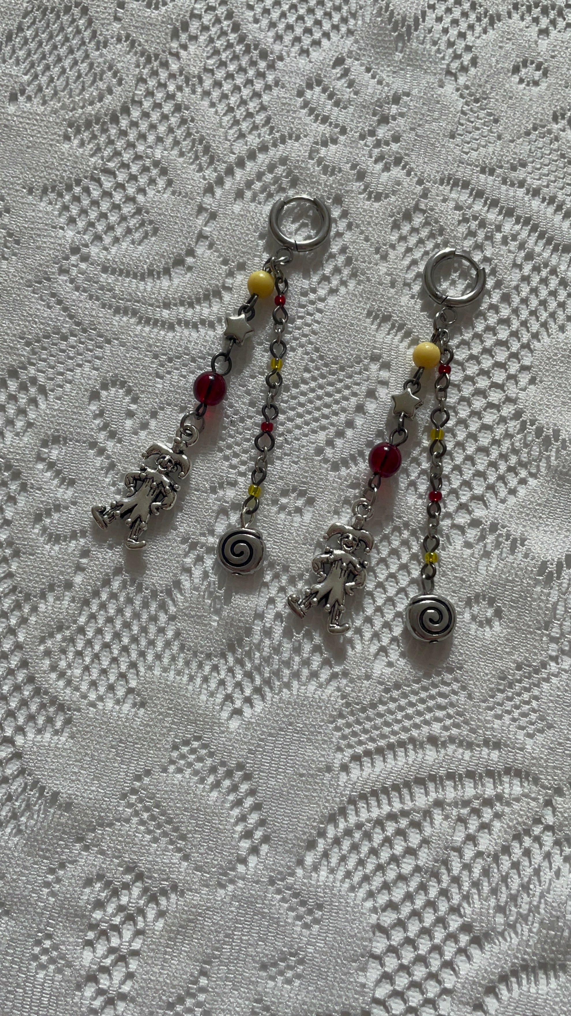 Clowning around earrings