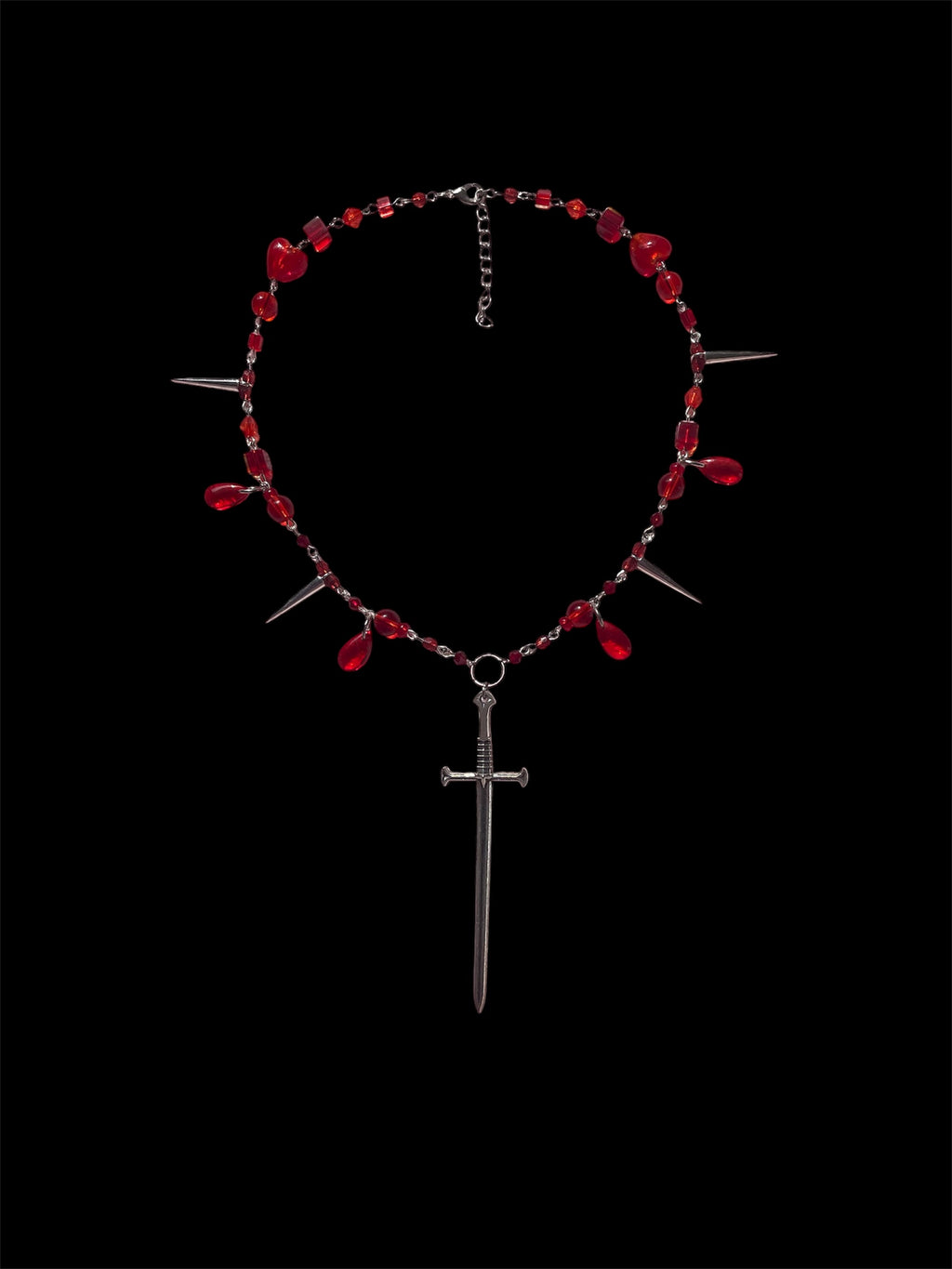 Fall on your sword necklace