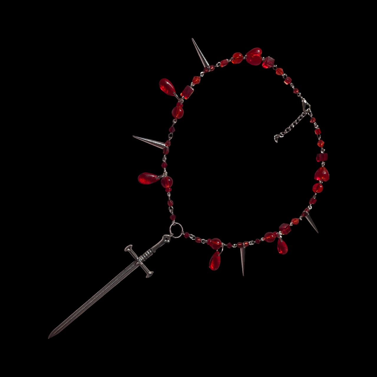 Fall on your sword necklace